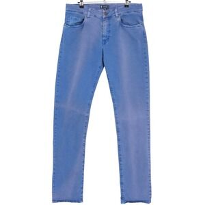Axel's Vail Colorado Chicago 20 Size 32 Blue Garment Dyed Slim Straight Jeans